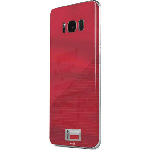 Poland Soccer Flag Galaxy S8 Skin